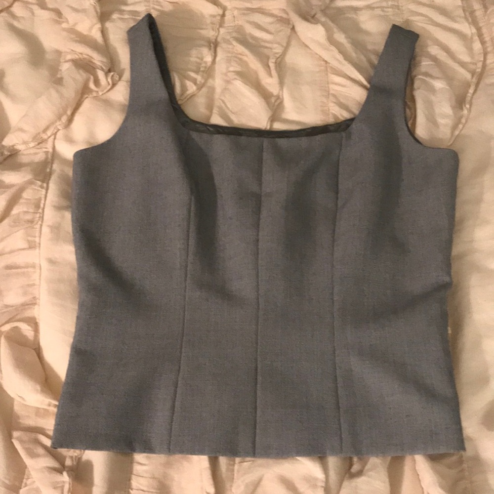 Bebe Gray tank top